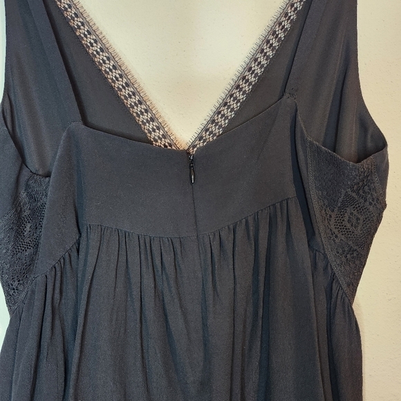 10 Crosby Derek Lam Black Peplum Ruffle Tank Size 4 New with Tags - Picture 4 of 9